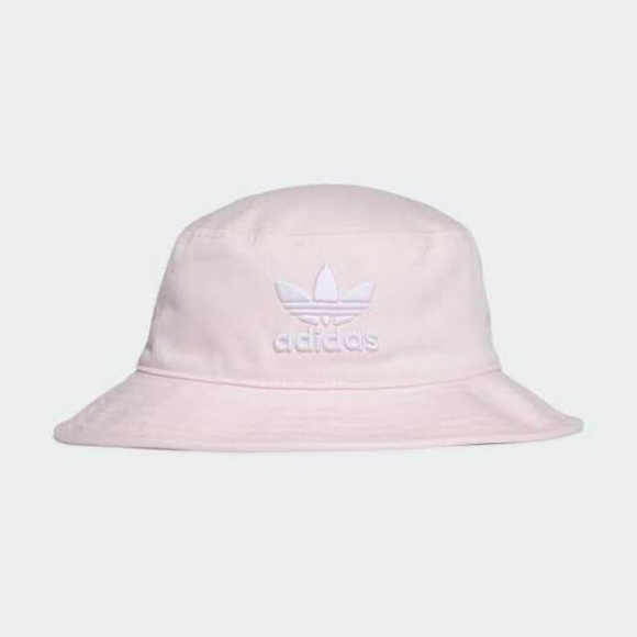 Adidas pale pink Adicolor bucket hat